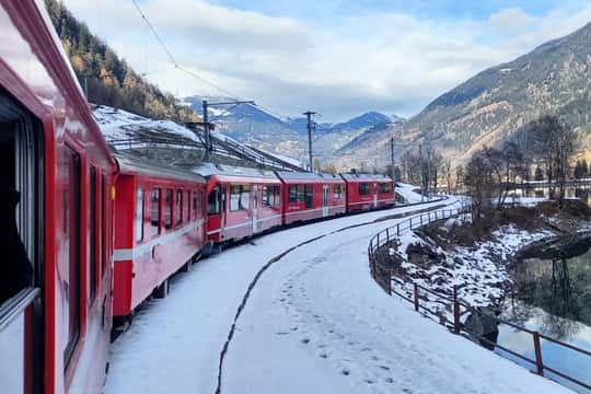 From Milan: Bernina Train, Swiss Alps & St. Moritz Day Trip